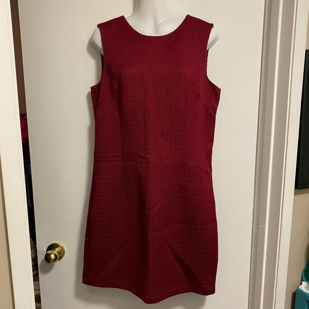 Alfred Sung Wine dress